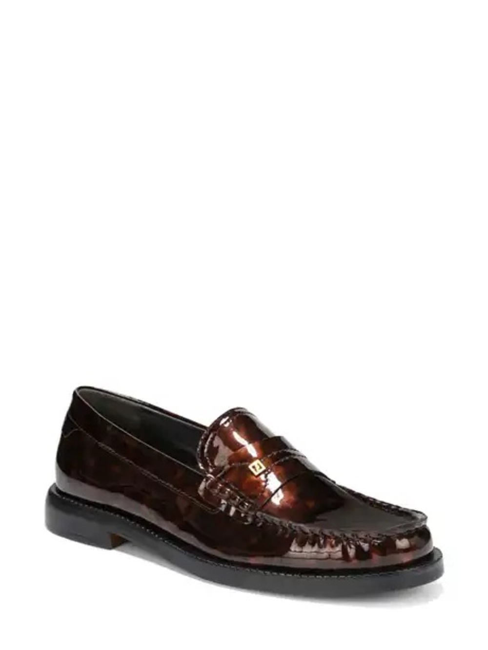 NEW Franco Sarto $130 Yulisa Loafer Color: Tortoise Patent Leather SZ-10M - Picture 2 of 12